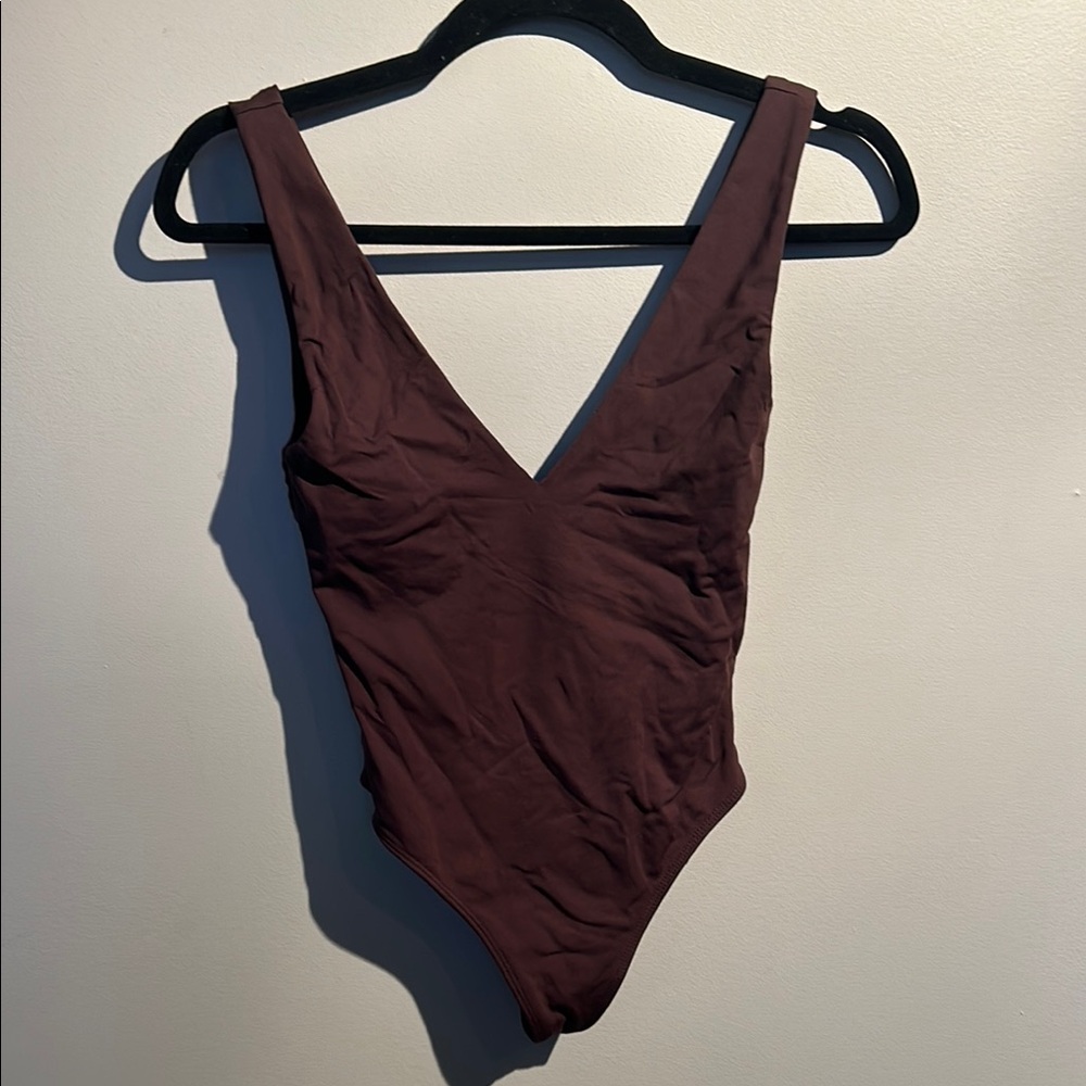 Elegant Burgundy Bodysuit